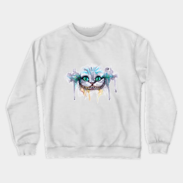 Mad cat Crewneck Sweatshirt by Cyberframe